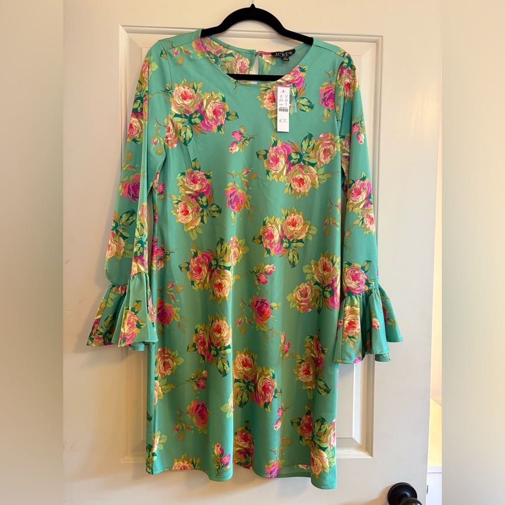 NWT JCrew Winter garden dress in lavish rose NWT size 10 - Picture 4 of 7